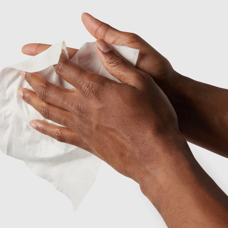 Wipes fliuch bolscaireachta le lógó