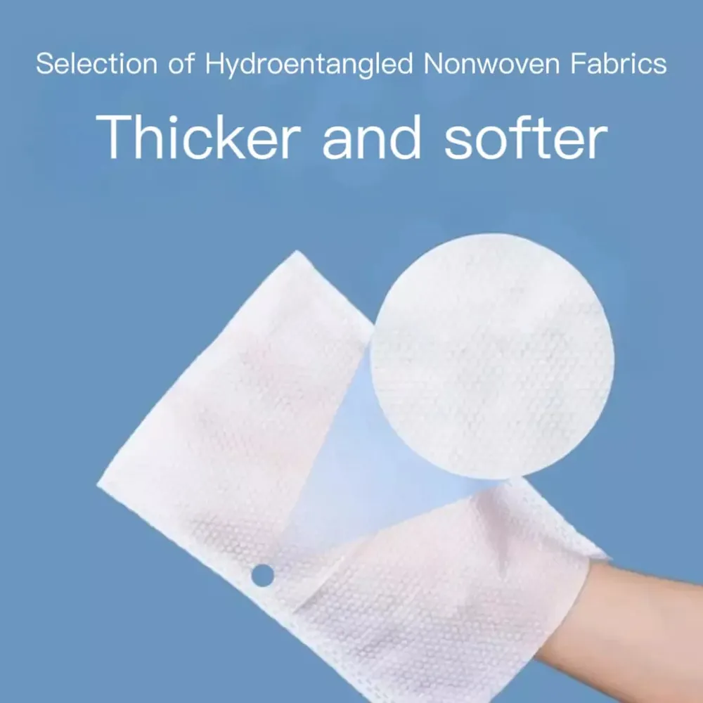 Cúram ciúin wipes glove