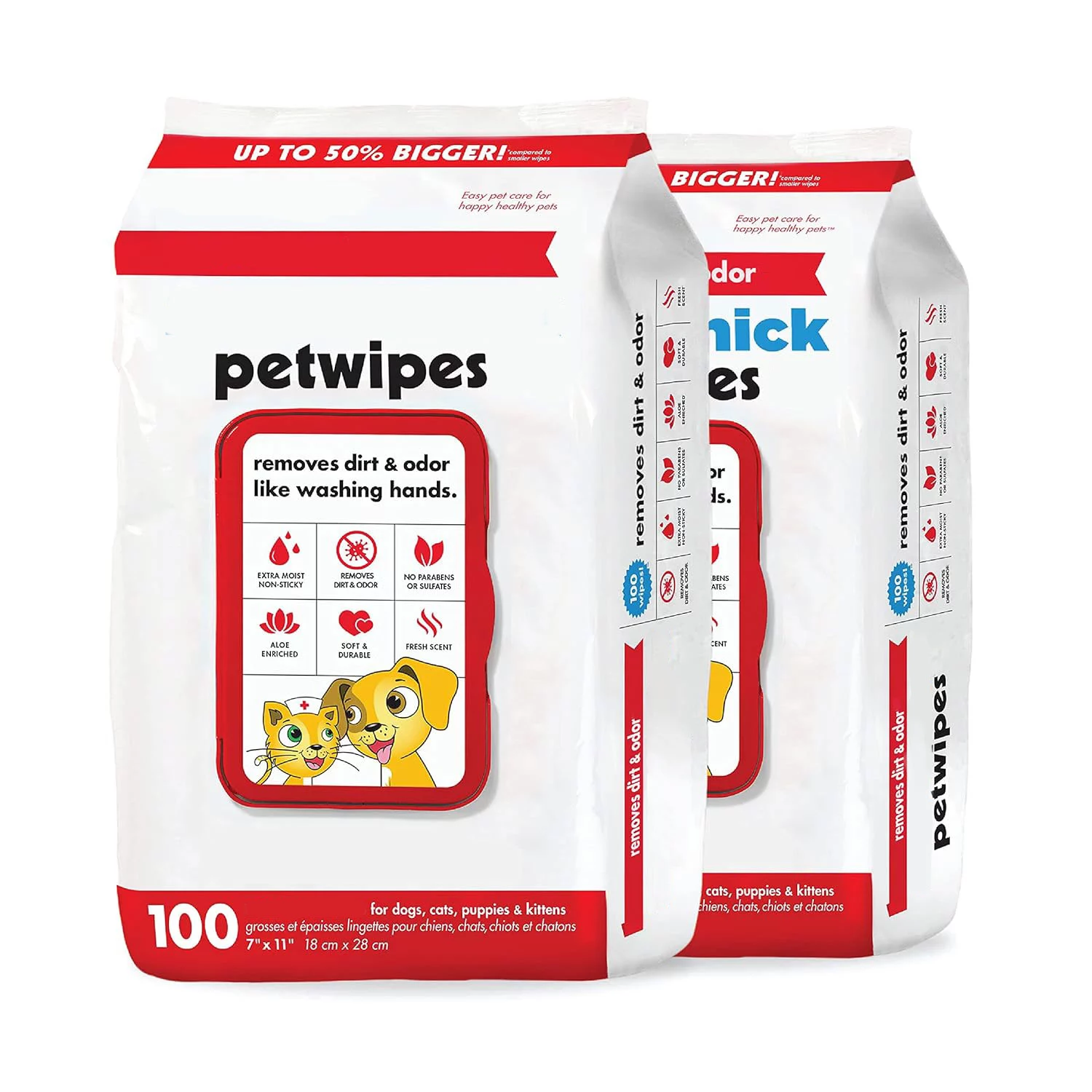 Wipes peataí móra