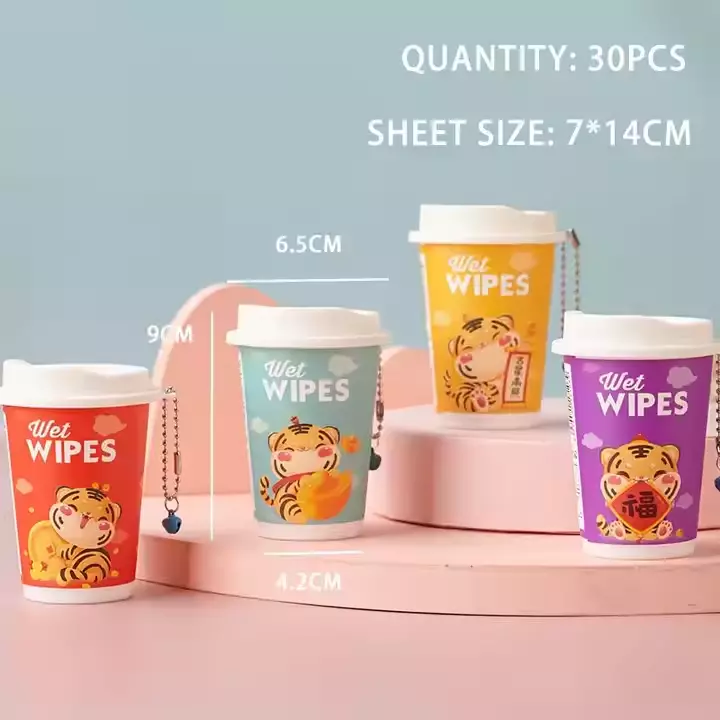 Is féidir le mion wipes fliuch